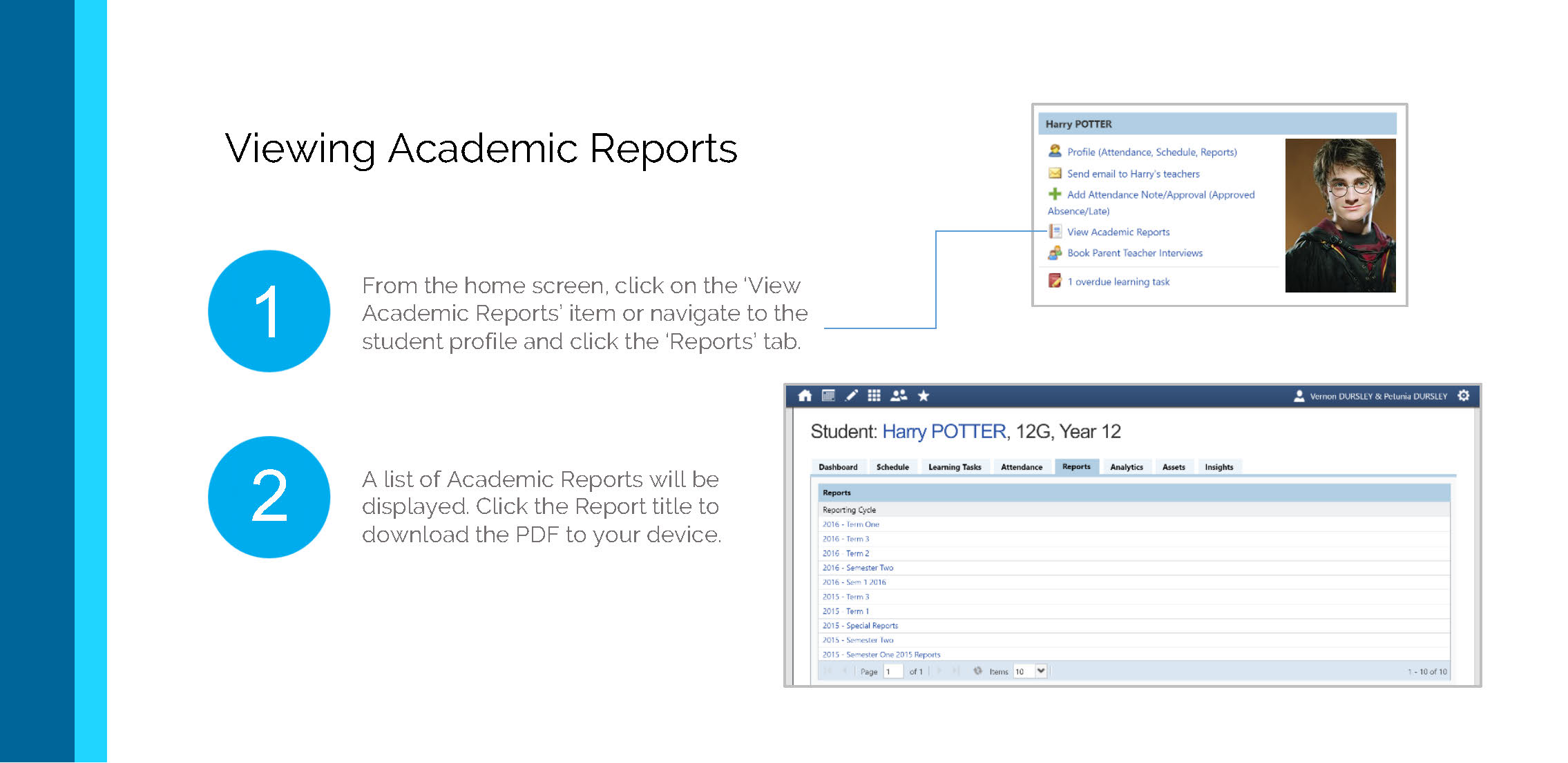 compass reporting tool